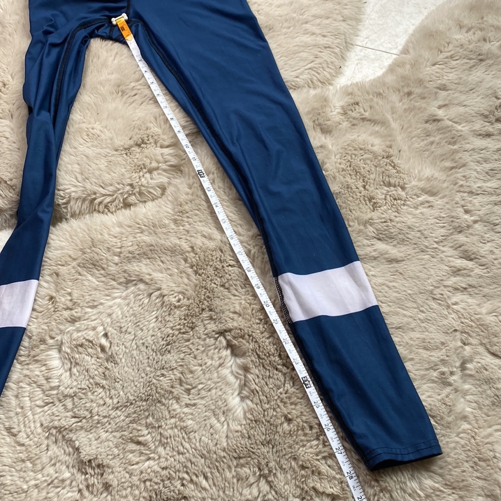 Colorado Threads Colorado Flag Leggings Blue Red Size Small - Picture 11 of 12